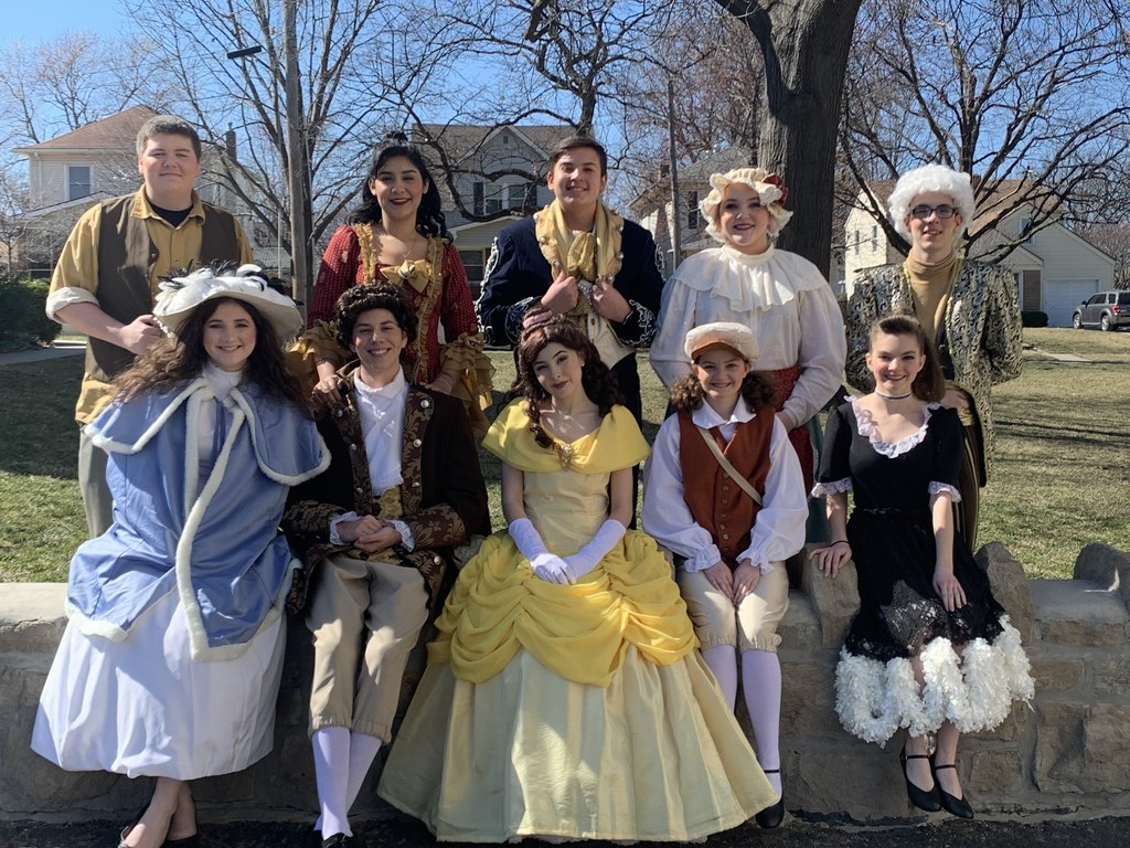 Beauty and the Beast cast visits local Catholic feeder schools!