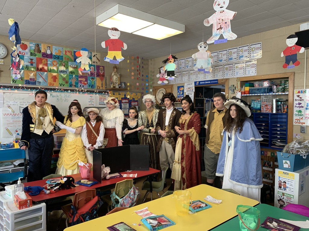 Beauty and the Beast cast visits local Catholic feeder schools!
